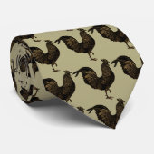 2017素朴年中国の初めの雄鶏2 ネクタイ (ロール)