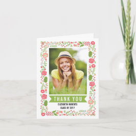 2017縁ど年フローラクラス卒業ありがとう サンキューカード