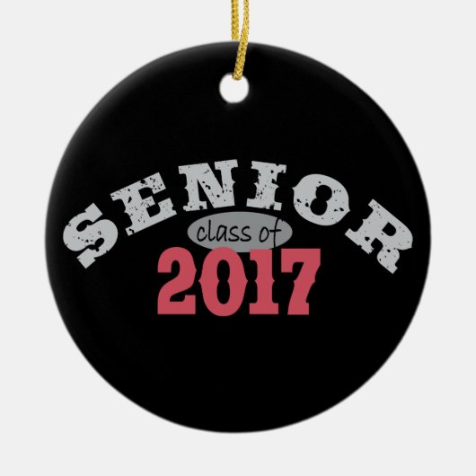 2017赤の上級 セラミックオーナメント (正面)