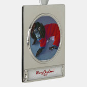 2017限定版の収集できるオーナメント シルバープレートバナーオーナメント (右)