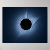 2017 太陽の Eclipse – 太陽の冠 ポスター (正面)