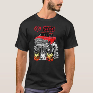 2017-20 Ram反政府勢力ピックアップトラック漫画 Tシャツ