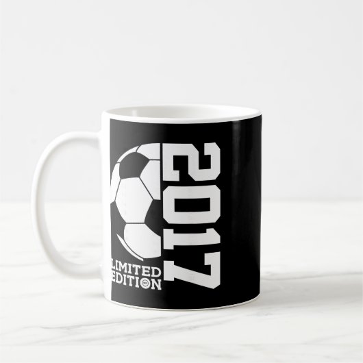 2017 9歳の誕生日 サッカー 限定版 コーヒーマグカップ (左)