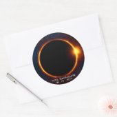2017 Dark 太陽の Eclipseステッカー ラウンドシール (封筒)