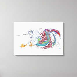 2017 Mink Nest Hippicorn Canvas Print キャンバスプリント