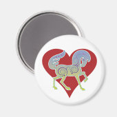 2017 Mink Nest Runequineハートマグネット1 マグネット (正面/裏面)