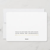 2017 PHOTO HOLIDAYシンプル JOYはっきりしたモダンカラフル シーズンカード (裏面)