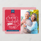 2017 PHOTO HOLIDAY年の最も素晴らしい時間 シーズンカード (正面/裏面)
