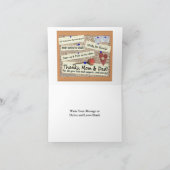 2017/Thanksお母さん及びパパ(個人化して下さい)カードのクラス サンキューカード (内部)