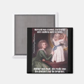 2018かわいらし年と2018年 マグネット (正面/裏面)