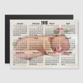 2018のカレンダーの磁気パーソナライズな写真 (正面/裏面)