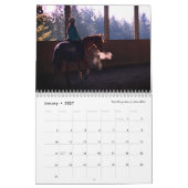 2018のパドックの木製の農場のカレンダー カレンダー (1月 2027)