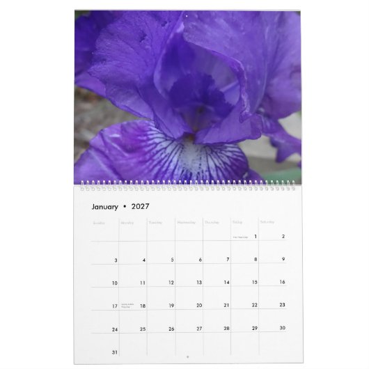 2018の景色のカレンダー カレンダー (1月 2027)