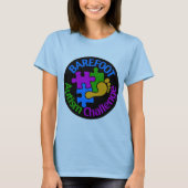 2018はだしの自閉症の挑戦Tシャツ Tシャツ (正面)