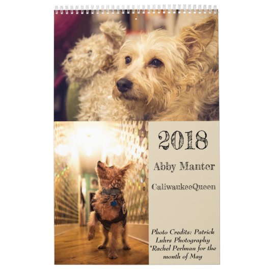 2018カリウォキークイーン カレンダー (カバー)
