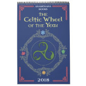 2018カレンダーのケルト族の車輪 カレンダー (カバー)
