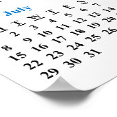 2018カレンダー ゴールド ワイルドフラワーズ フォト ポスター (角)