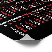 2018カレンダー(新しいバージョンの説明を参照) ポスター (角)