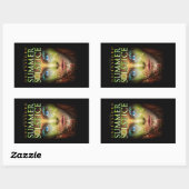 2018グリーンズボロ夏至フェスティバル土産 長方形シール (シート)