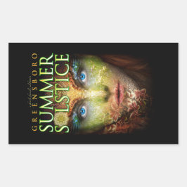 2018グリーンズボロ夏至フェスティバル土産 長方形シール