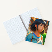 2018パーソナライズされた年アート11月24日に開催されたアニメガカラフルール ノートブック (内部)