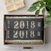 2018パーソナライズされた年、卒業式付き 薄葉紙 (ギフト)