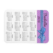 2018パープルパーソナライズされたミニ冷凍機磁石 マグネット (横)