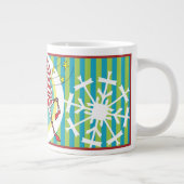 2018ホリデーキャンディーケーンゼブラジャンボマグカップ ジャンボコーヒーマグカップ (右)