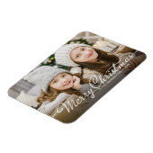 2018メリークリスマスフォト冷蔵庫の休日 マグネット (左側)