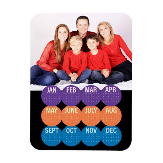 2018モダンフォトカレンダー マグネット (縦)