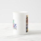 2018ワイン及び骨灰磁器のマグのジャズポスター ボーンチャイナマグカップ (正面)