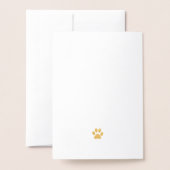 2018中国の年の新年おめでとうモダン 箔カード (裏面封筒付き)