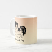 2018中国の年の犬のマグカップ コーヒーマグカップ (正面左)