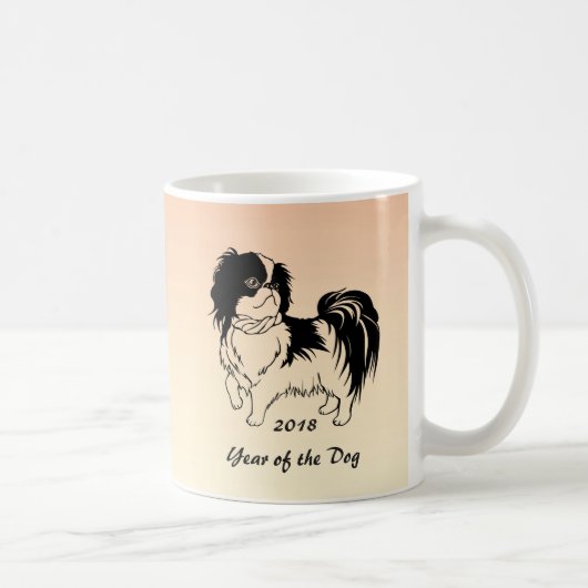 2018中国の年の犬のマグカップ コーヒーマグカップ (右)