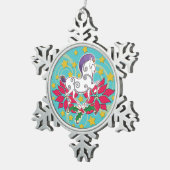 2018休日のRunequineのオーナメント2 スノーフレークピューターオーナメント (右)