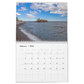 2018北の海岸 カレンダー (2月 2026)