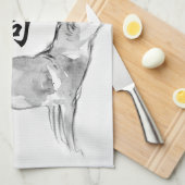 2018匹の犬の旧正月の記号の(占星術の)十二宮図Kタオル1 キッチンタオル (四つ折り)