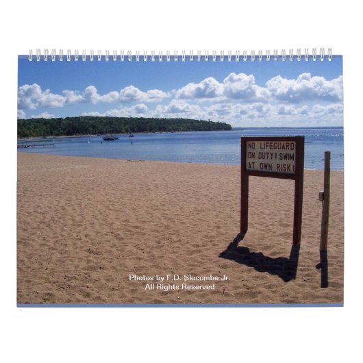 2018古い代表団のミシガン州のカレンダー カレンダー (裏面)