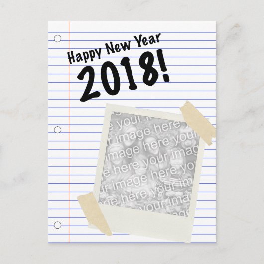 2018年あけましておめでとう シーズンポストカード (正面)