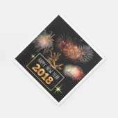 2018年おめでとう スタンダードランチョンナプキン (角)