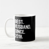2018年から最高の旦那様 1度目の結婚 コーヒーマグカップ (左)