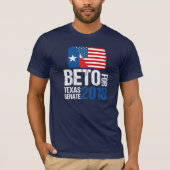 2018年にテキサス州の上院のためのBeto O'Rourke Tシャツ (正面)