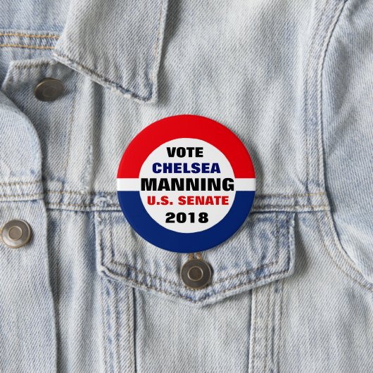 2018年に人を配置している投票チェルシー 缶バッジ (インサイチュ)