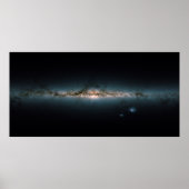 2018年に撮影されたミルキーウェイ銀河系のパノラマ ポスター (正面)