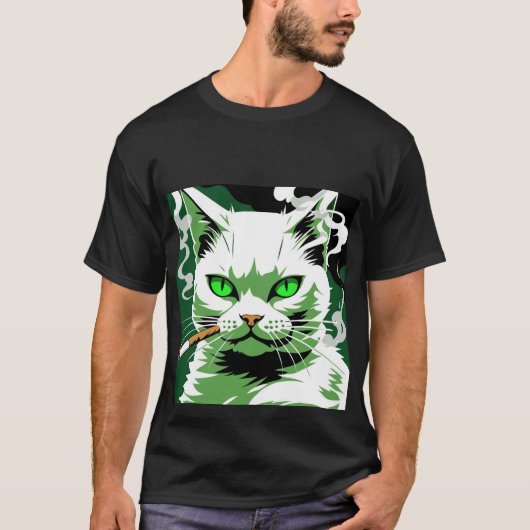 2018年に生まれた猫 Tシャツ (正面)
