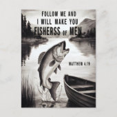 2018年に舞い上がった魚 ポストカード (正面)