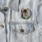 2018年のタビーキャットアクリル絵画系 缶バッジ (インサイチュ)