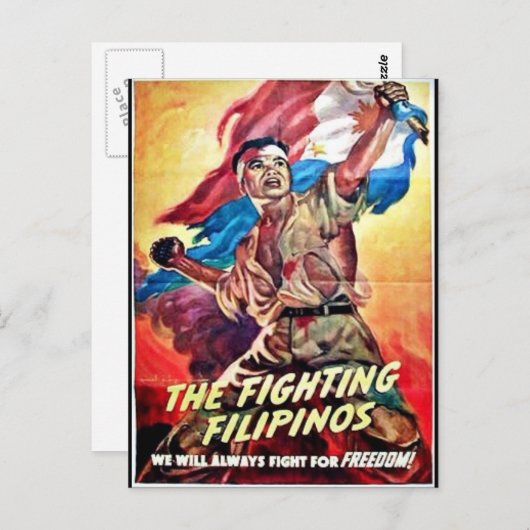 2018年のフィリピン人 ポストカード (正面/裏面)