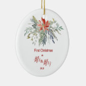 2018年のミスター・アンド・ミセスとしての初めてのクリスマス セラミックオーナメント (右)