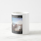 2018年のヤギの島のスキフのカレンダーのためのコーヒー・マグ コーヒーマグカップ (中央)